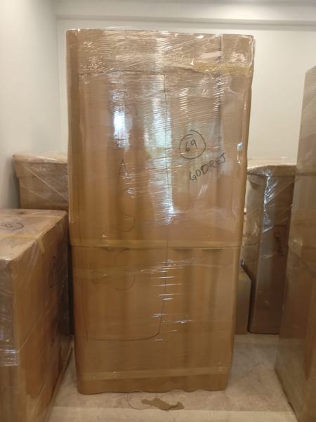 Wooden cabinet wrapped – packers and movers in Lucknow